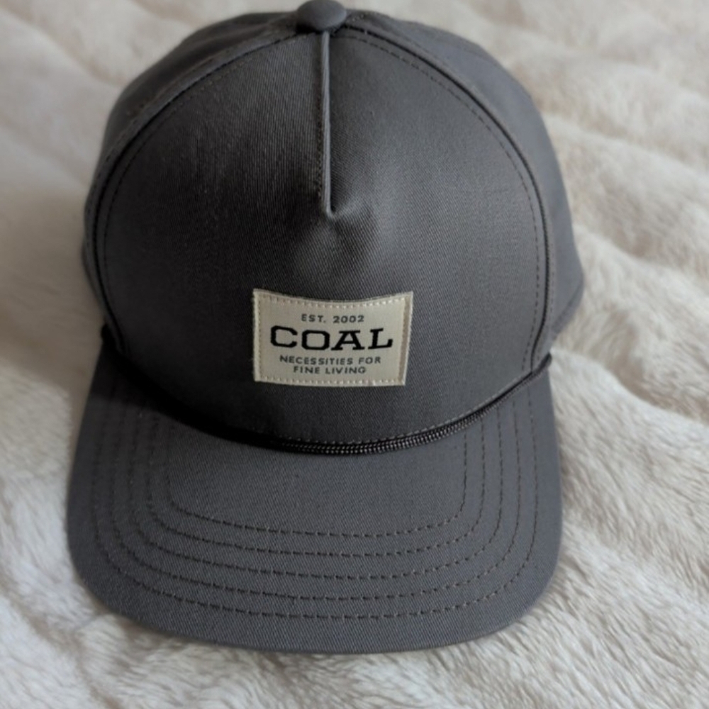 Coal Headwear Uniform Snap Back Hat Charcoal Grey New